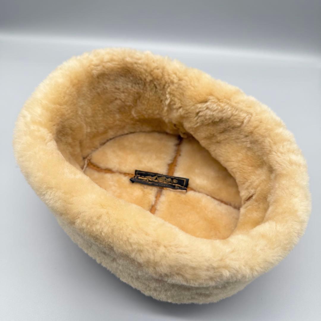 希少 70's 80's Eddie Bauer ムートンハット ピラミッドタグ