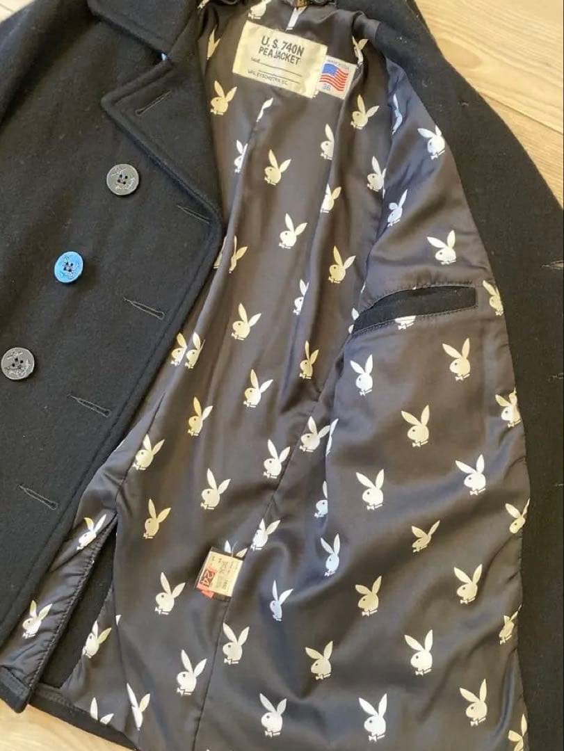 Schott ピーコート 36サイズ playboy