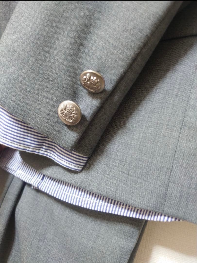 グリーンレーベルリラクシング✤グレー✤男子スーツ１２５ 長スボン★卒園式★入学式