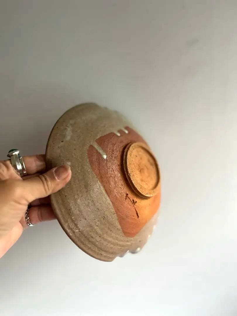 376 田中佐次郎 山瀬窯 絵唐津菓子器 ② 唐津焼 茶道 茶道具 未使用 希少