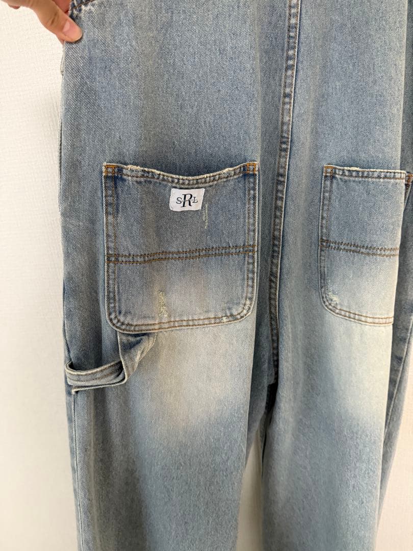 シールームリン デニム オーバーオール Mサイズ