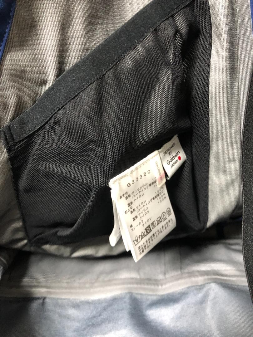 未使用 Goldwin メンズ2024 3L Bib G33350 L 紺 青