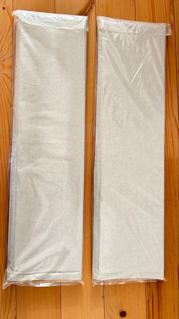 無印良品　ベッド下収納　大　オーク材　未使用品 2個セット　ふた2個付き