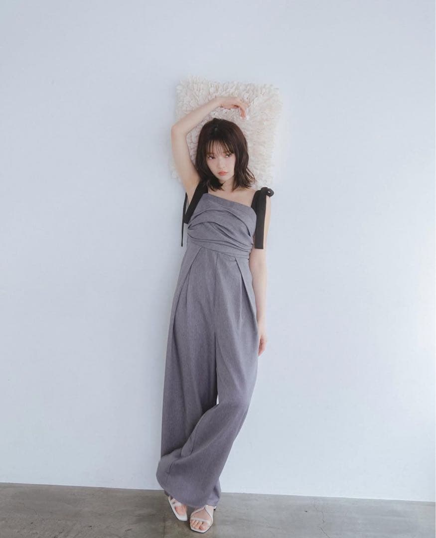 けい☆様Andequal ribbon shoulder combinaison