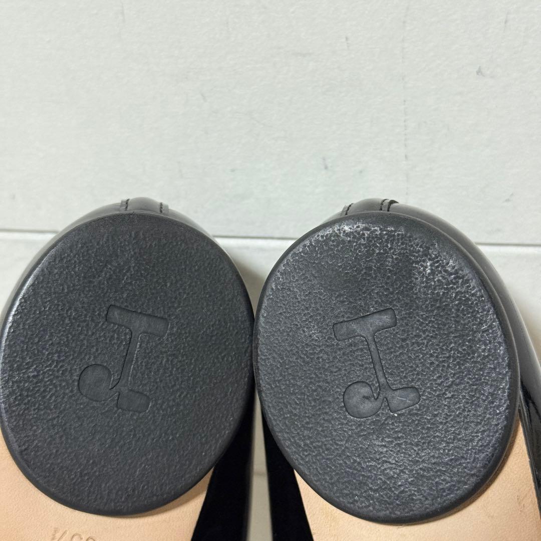 未使用級✨レペット　ブリジット　エナメル　ポインテッドトゥ　39 1/2 黒