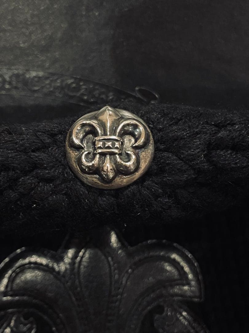 レア　クロムハーツ　カシミアビーニー　オーダーモデル　ニットキャップ