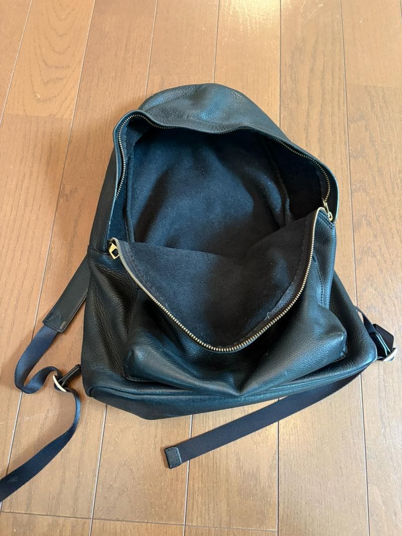 S.MANO ブラック レザー DAY PACK