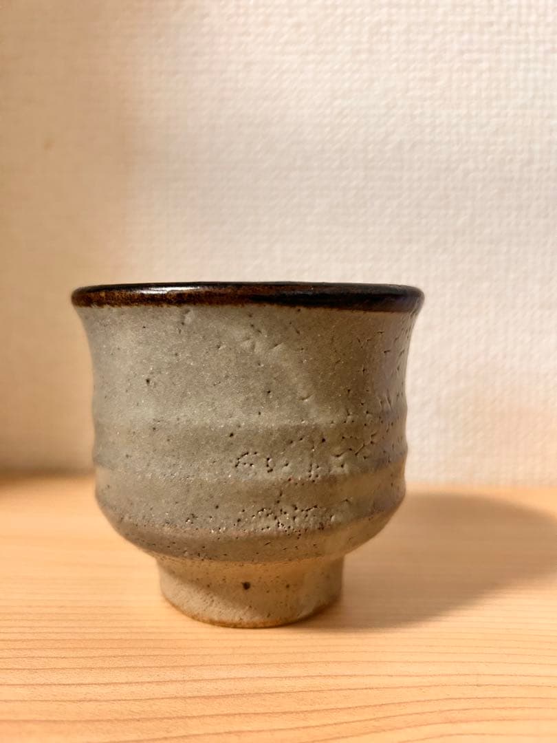 濱田篤哉　鯨皮　湯呑み　検）民藝　益子焼　濱田庄司　瀧田項一　島岡達三