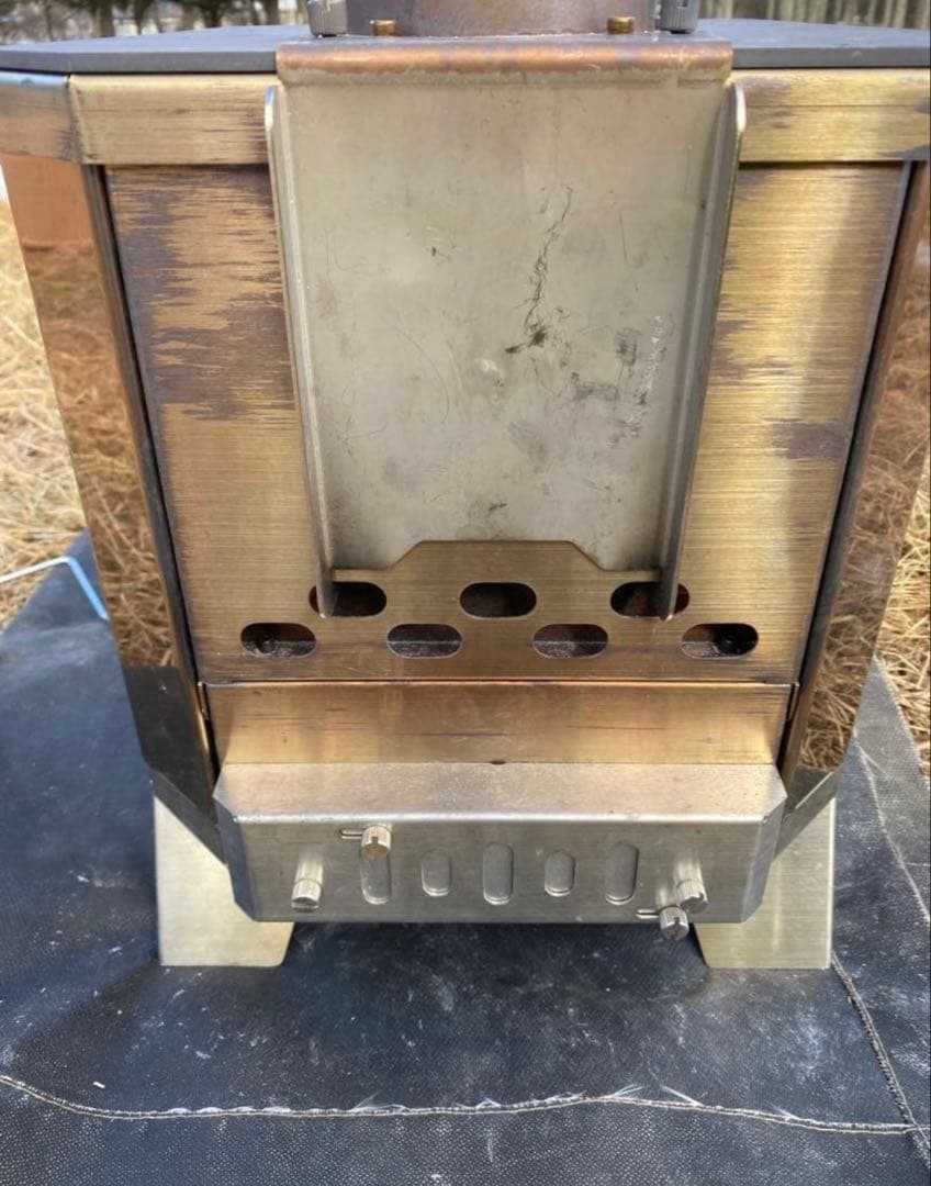 キャンピング　トゥギャザー　ミョルニル2次燃焼焚き火台　チタン　フルセット