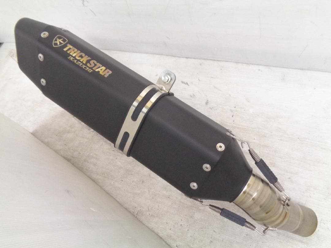 ZX6R ZX636G 19-23 トリックスター イカズチ ブラック マフラー