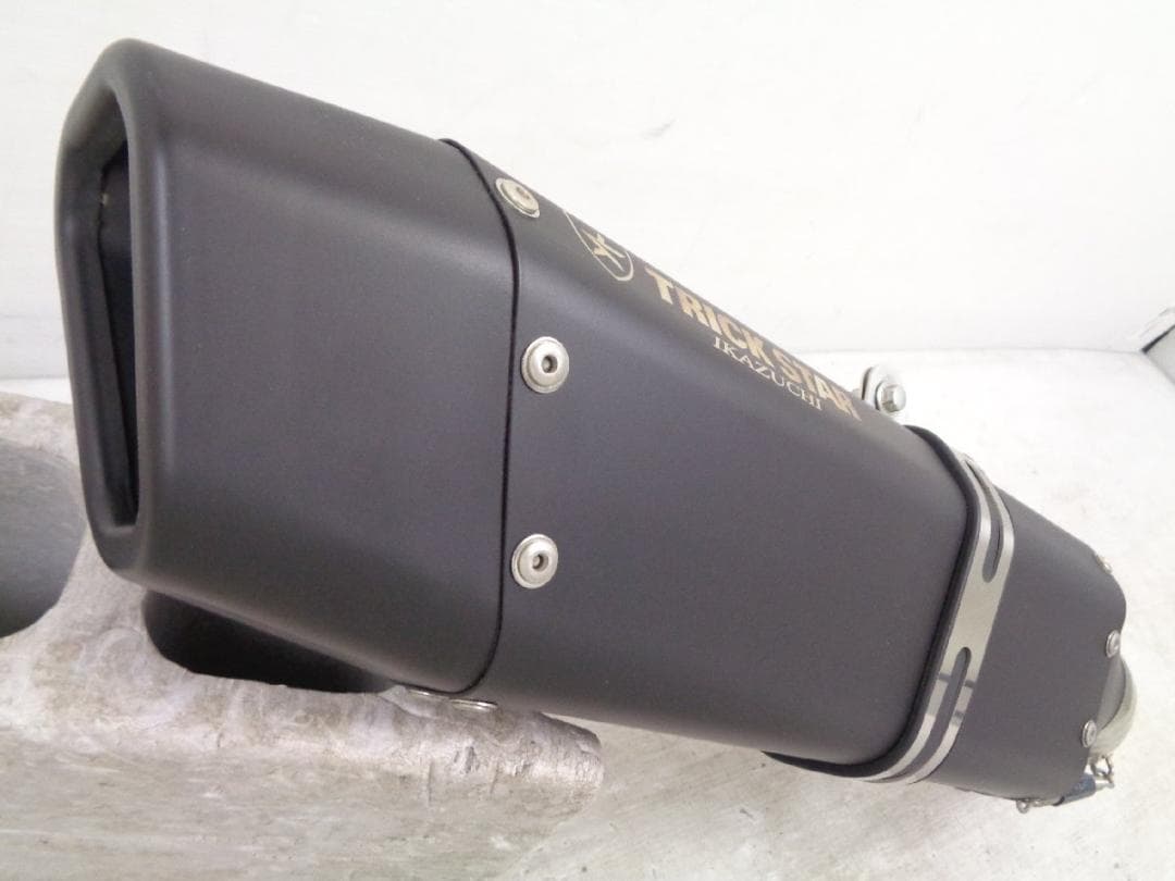 ZX6R ZX636G 19-23 トリックスター イカズチ ブラック マフラー