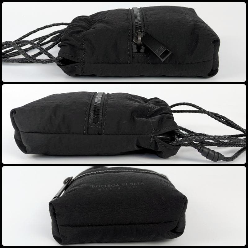【極美品】ボッテガ ヴェネタ 巾着 ミニ ショルダーバッグ ポーチ ナイロン