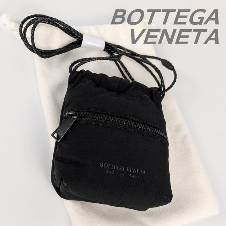 【極美品】ボッテガ ヴェネタ 巾着 ミニ ショルダーバッグ ポーチ ナイロン