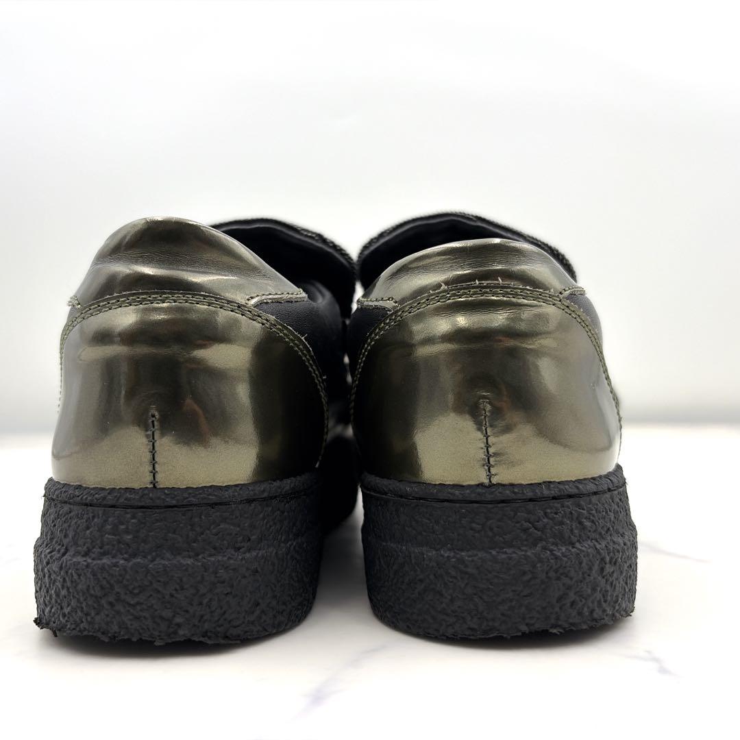 美品 ブルネロクチネリ モニーレ レザー スニーカー 黒 37 厚底 23.5