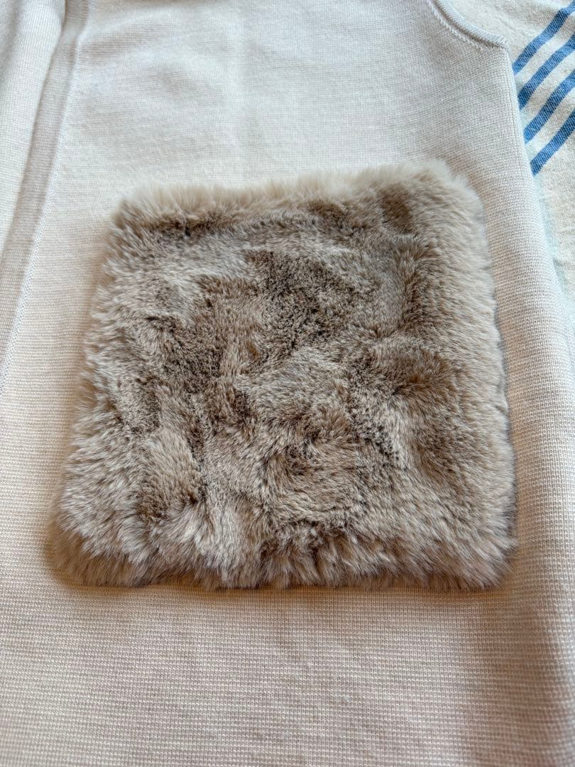 Ballsey フード付きベージュベスト