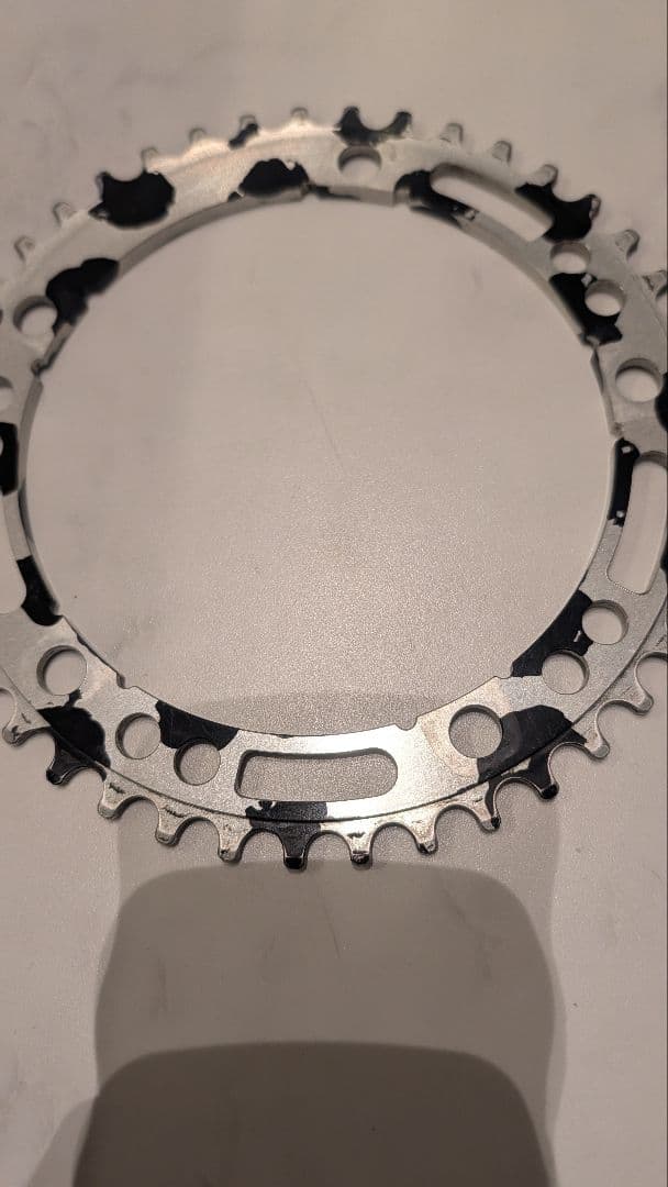 別注　AARN track chainring 43T (camo)　厚歯