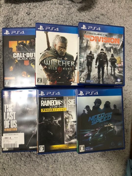 ps4、ソフト6本セット！値引き可能