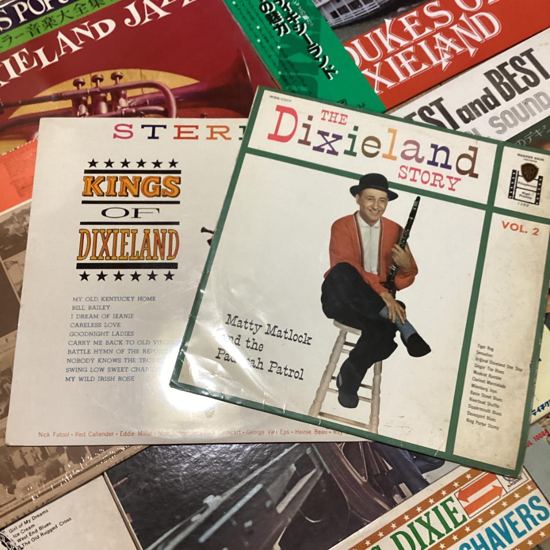 ディキシーランドジャズ　Jazz　レコード　20枚セット　Re0711-20