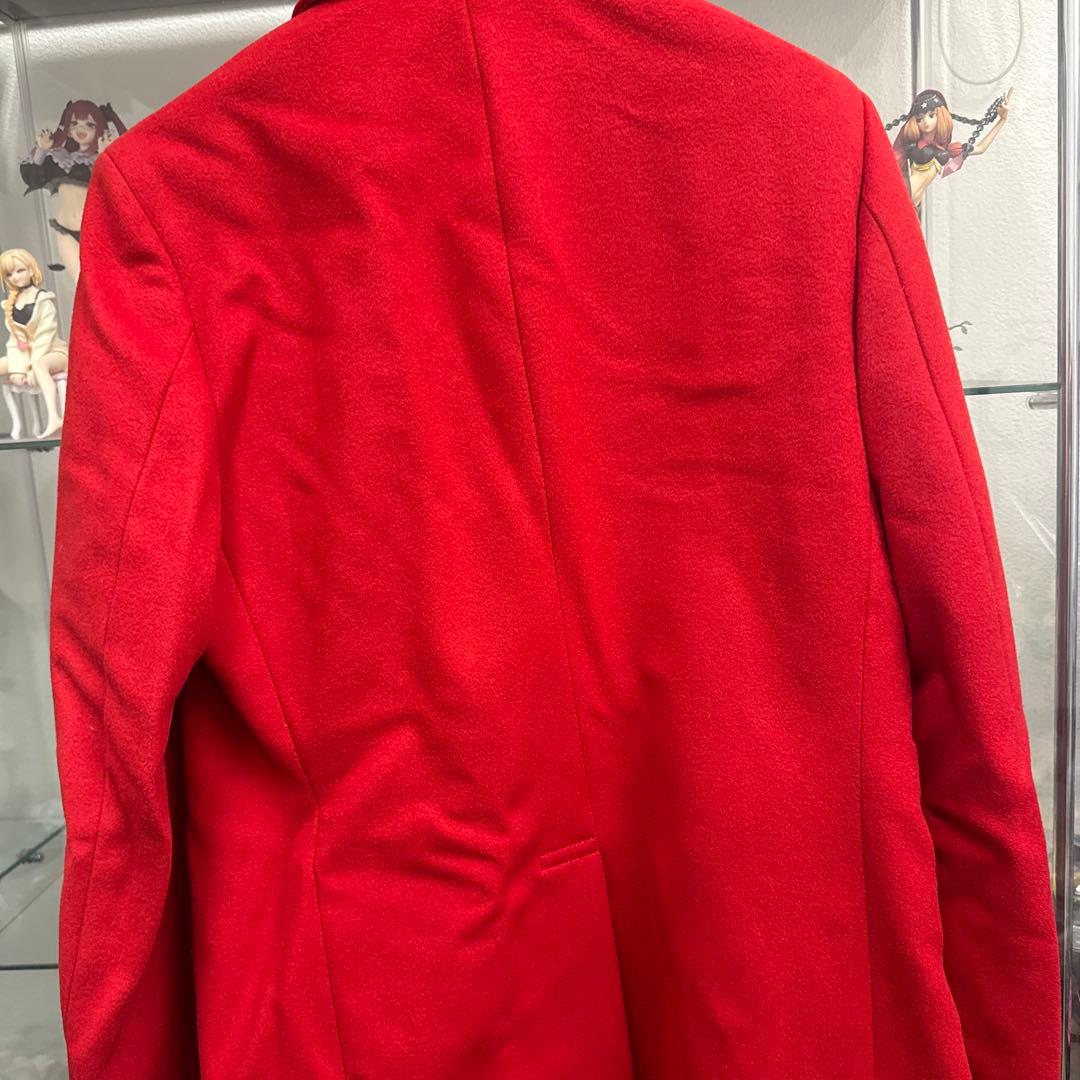 ポールスミス　レア　赤いチェスターコート ユニオンジャック柄