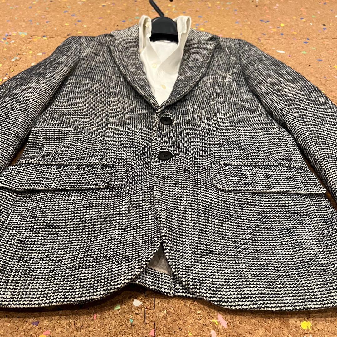 EDIFICE ジャケット 白×紺 Sサイズ