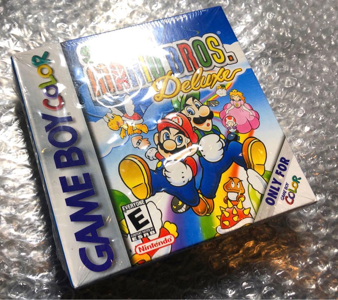 【新品未開封】日本未発売ゲームボーイカラー版スーパーマリオブラザーズ DX