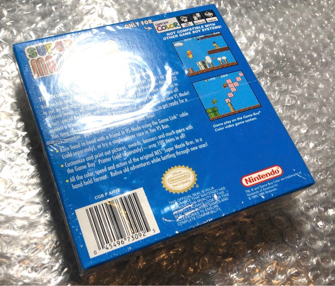 【新品未開封】日本未発売ゲームボーイカラー版スーパーマリオブラザーズ DX