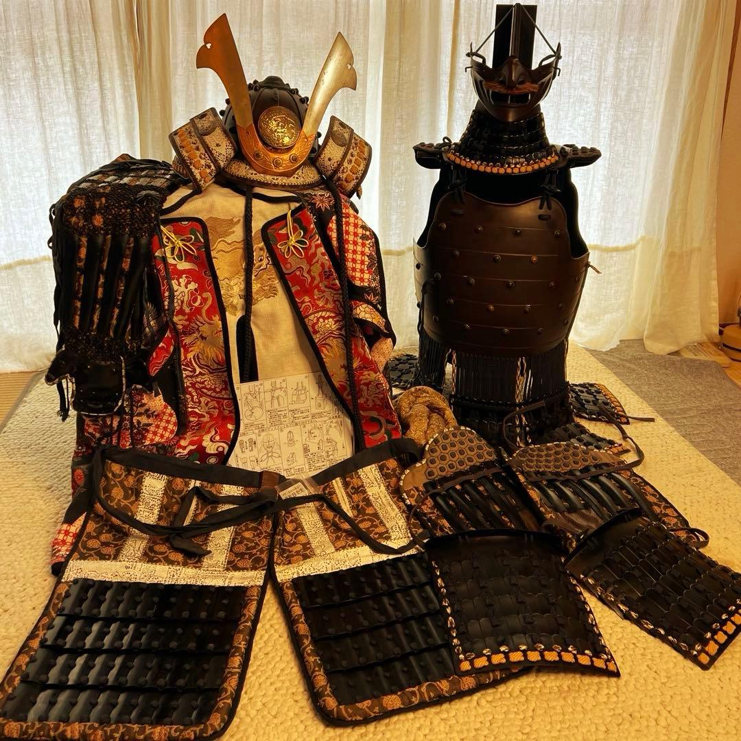 【PECO2023さま専用】薩摩国住光忍　甲冑 当世具足　鎧 一式陣、羽織付