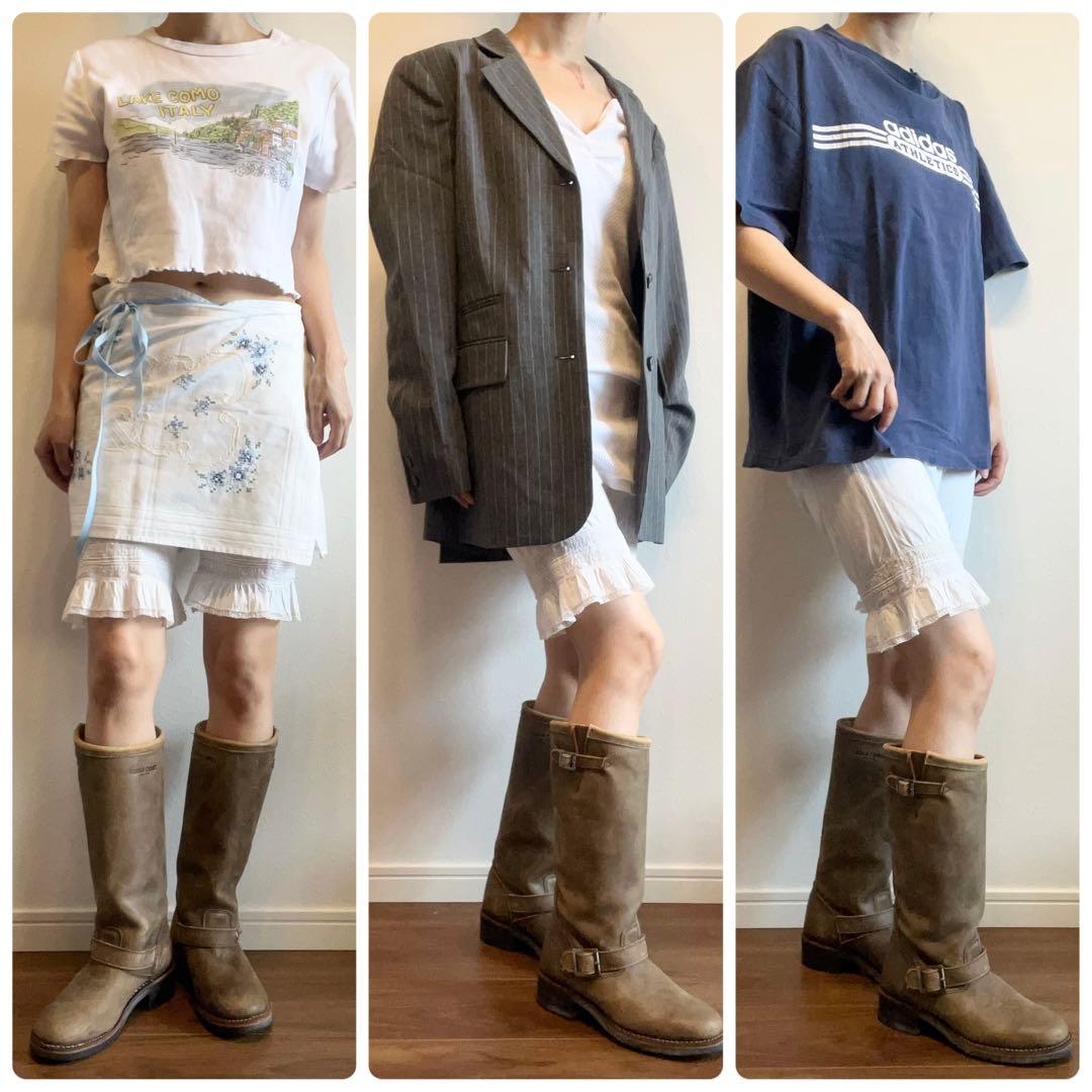 フランスアンティーク ドロワーズ コットンパンツ