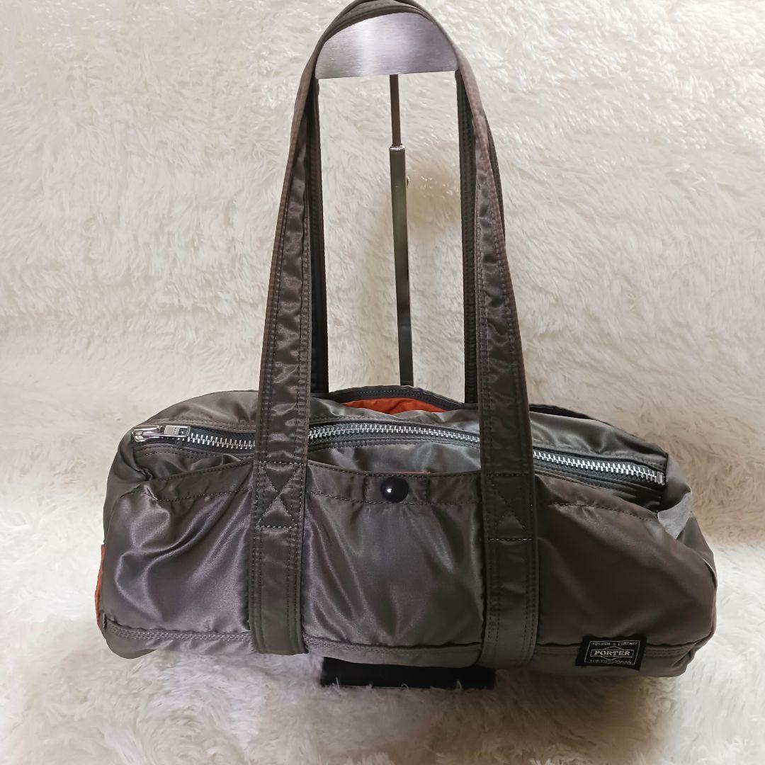 ポーター　PORTER　タンカー　ミニボストン　グレー　Gray