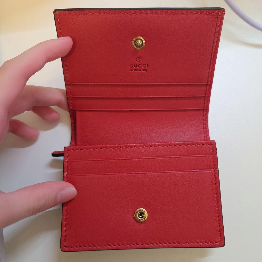 Gucciグッチ チェリー GG柄 2つ折り財布