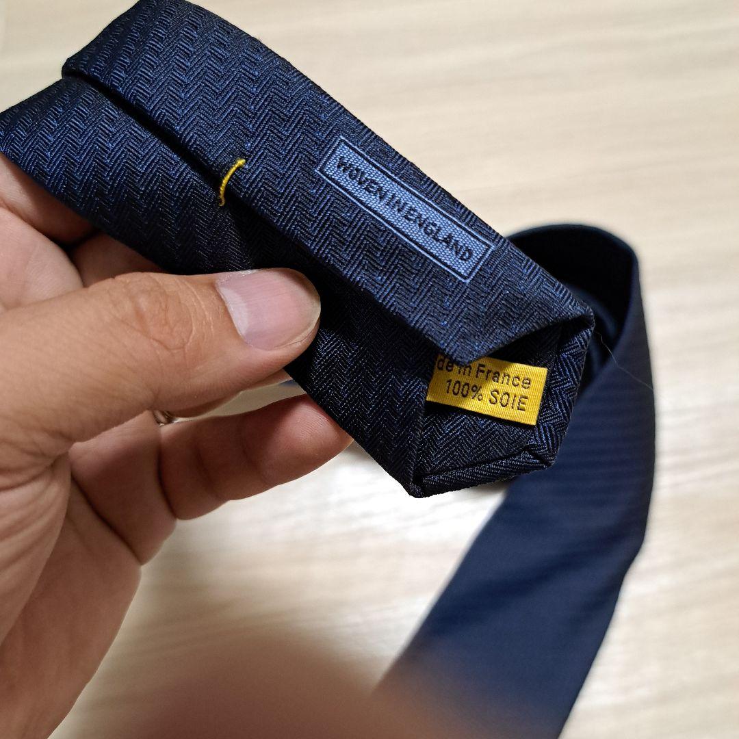 JOHN LOBB ジョンロブ ネイビー 　ネクタイ