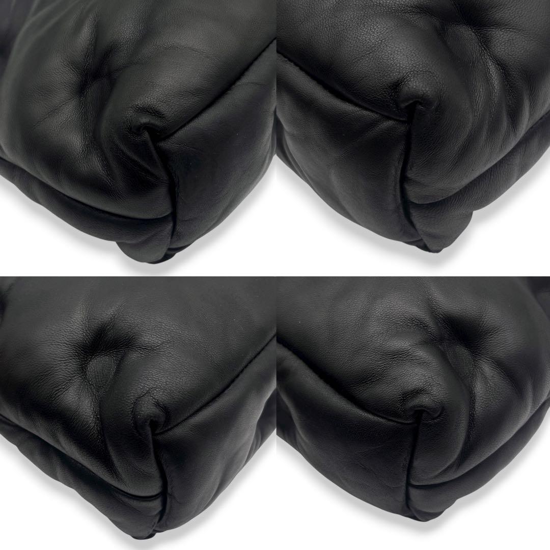 【美品】マルジェラ　グラムスラム　ラムスキン　ショルダーバッグ　ブラック　704