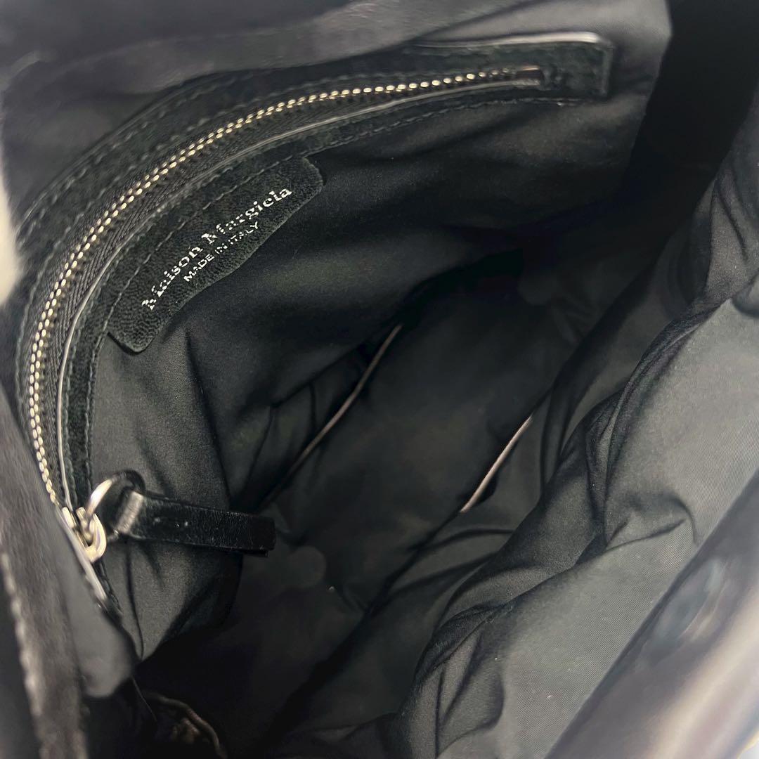 【美品】マルジェラ　グラムスラム　ラムスキン　ショルダーバッグ　ブラック　704