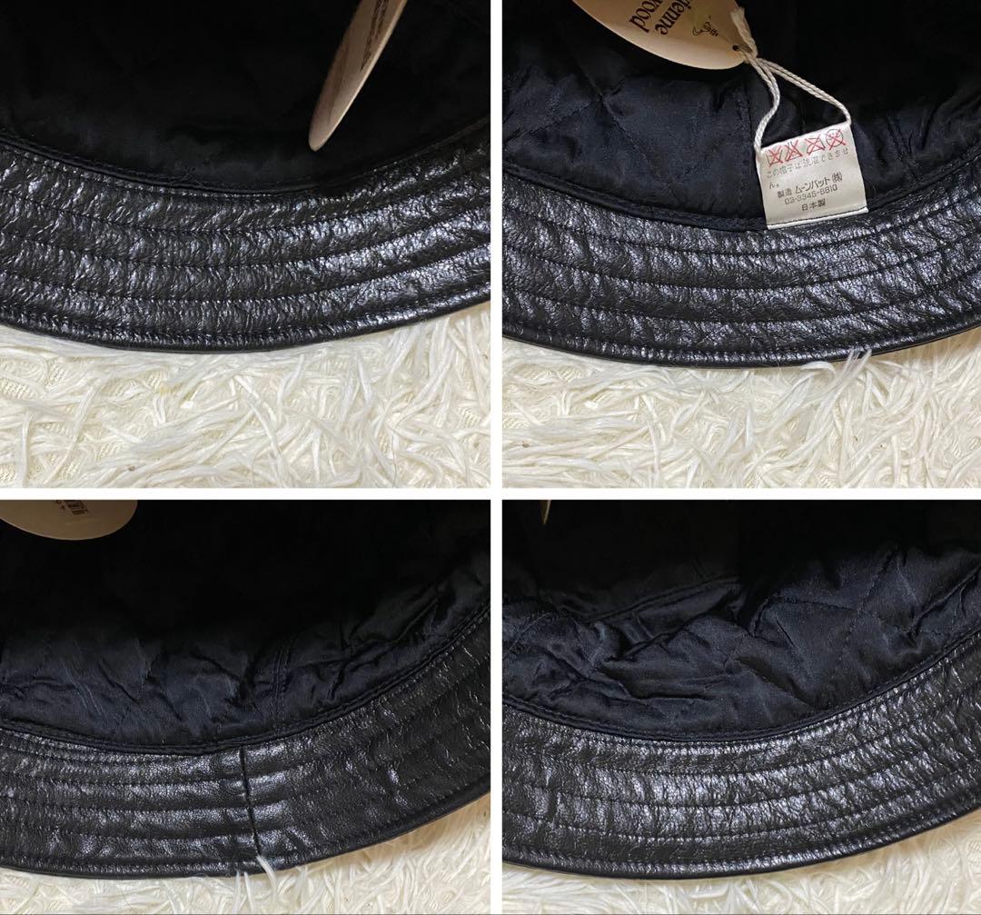 ✨タグ付✨極美品✨ Vivienne Westwood レザー バケットハット