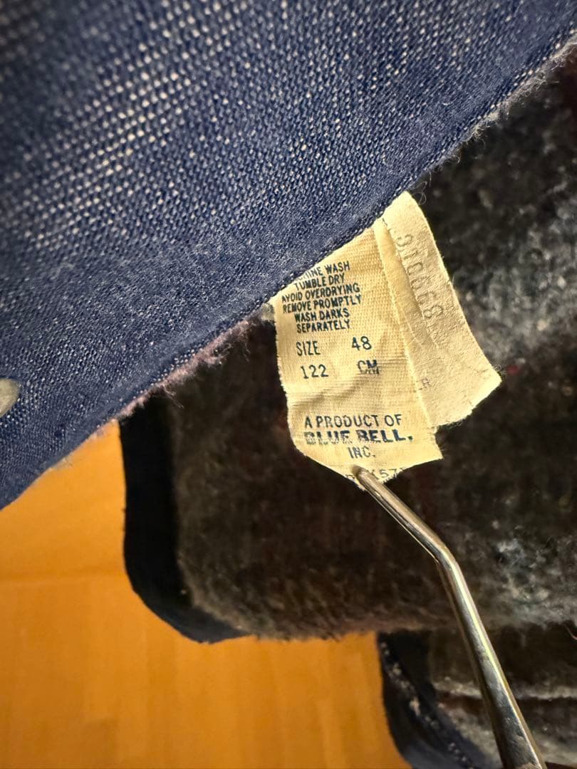 BLUE BELL デニムカバーオール　48