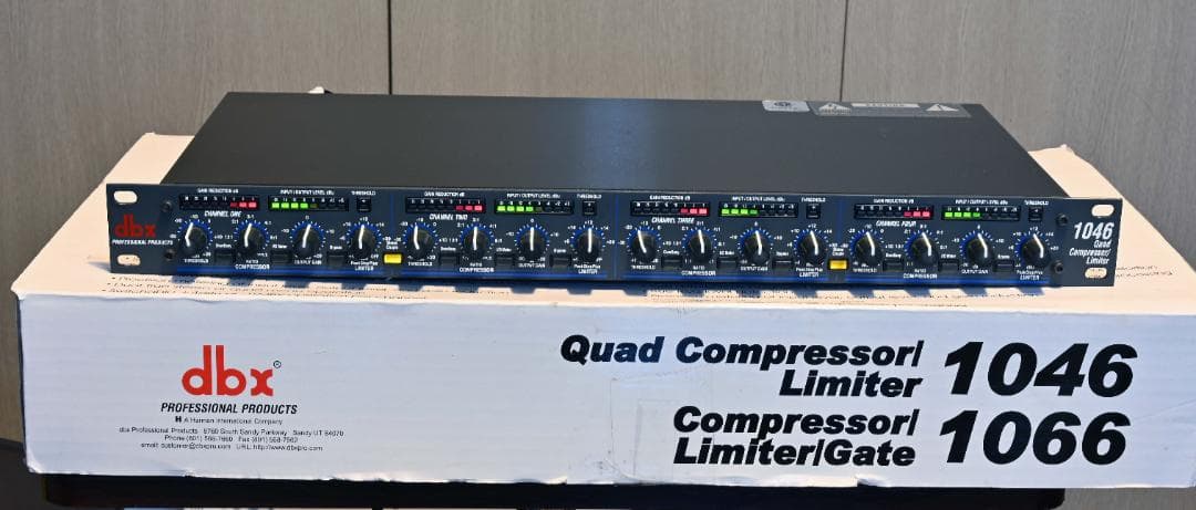 配信機器・PA機器・レコーディング機器 dbx 1046 Quad Compressor/Limiter