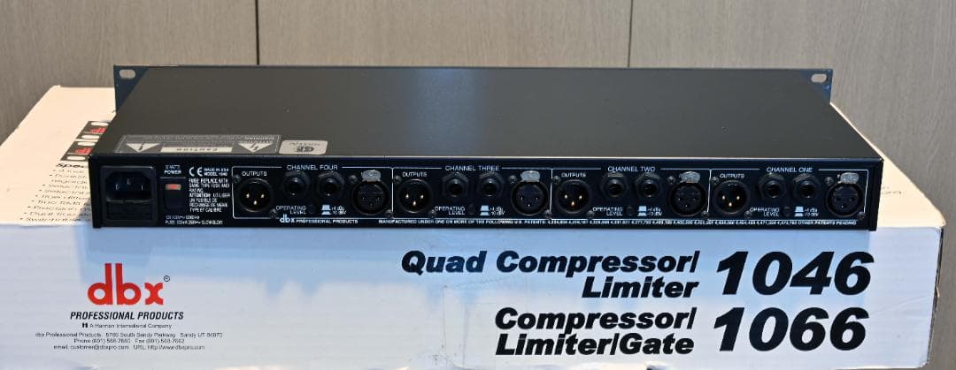 配信機器・PA機器・レコーディング機器 dbx 1046 Quad Compressor/Limiter