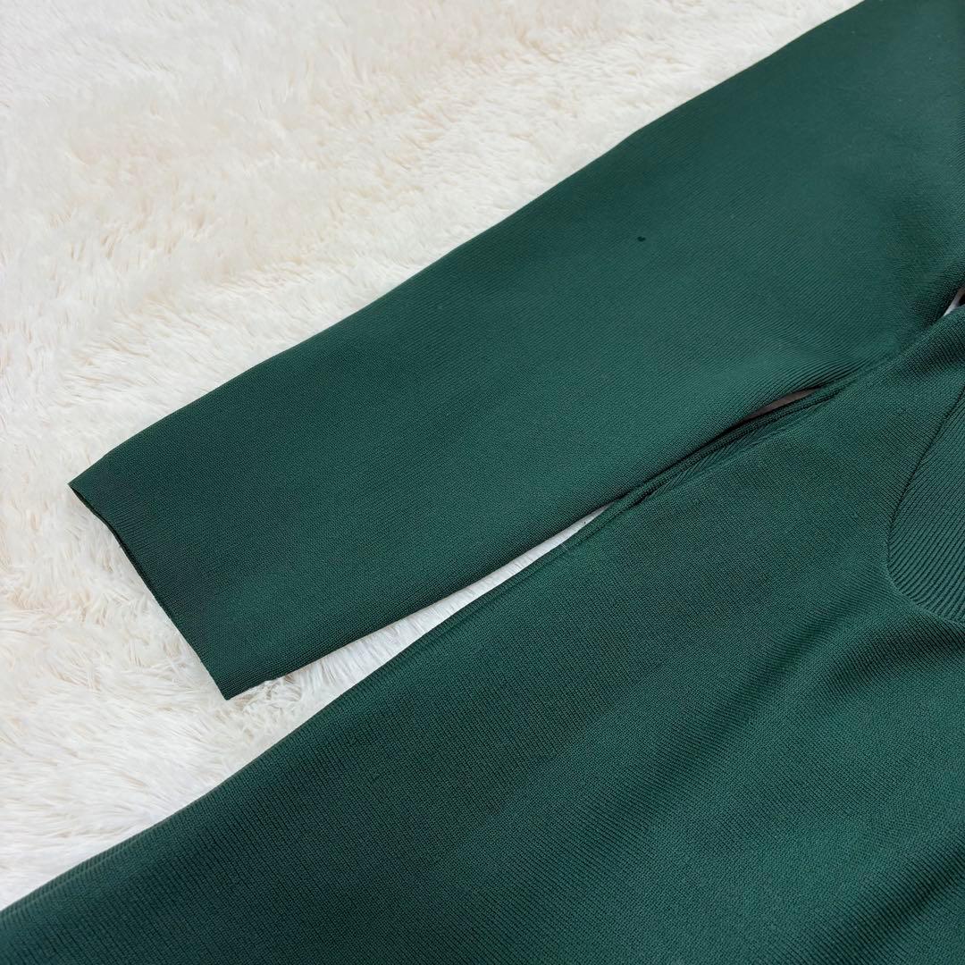 定価3、7万✨UN3D.ウェーブラインニットワンピース　ロングワンピース