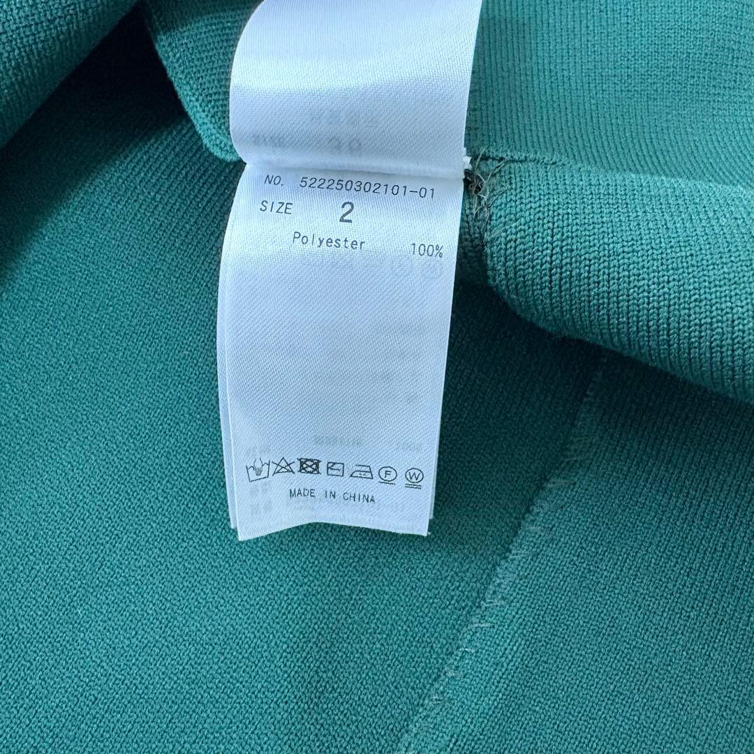 定価3、7万✨UN3D.ウェーブラインニットワンピース　ロングワンピース