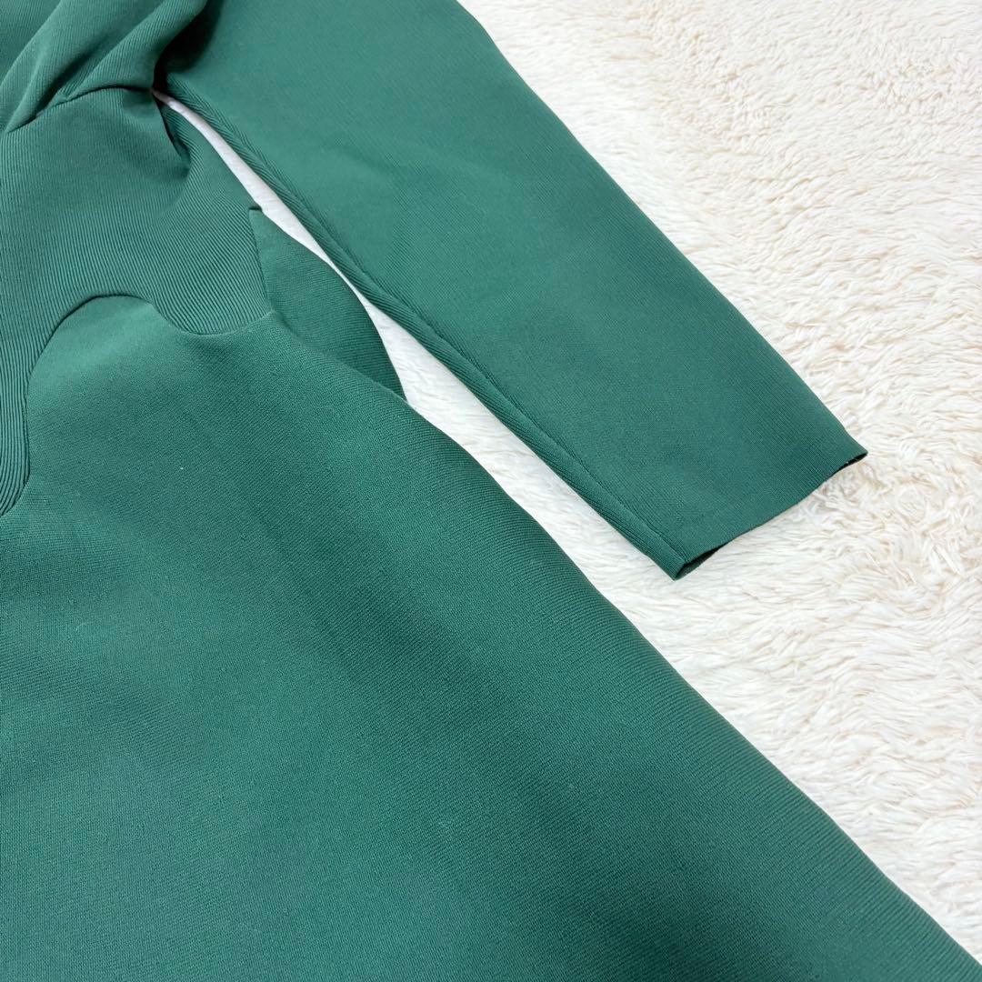 定価3、7万✨UN3D.ウェーブラインニットワンピース　ロングワンピース