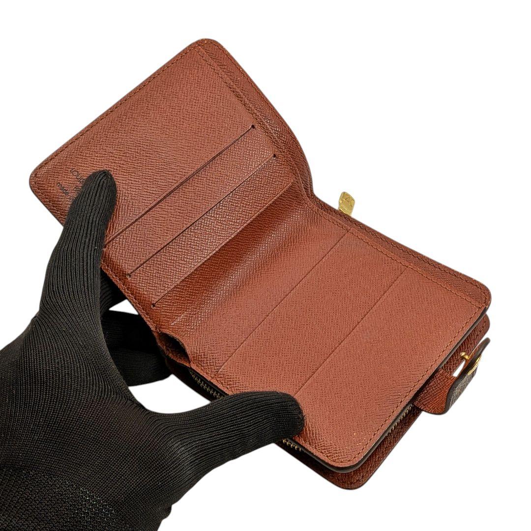 美品 ルイヴィトン モノグラム コンパクトジップ 956