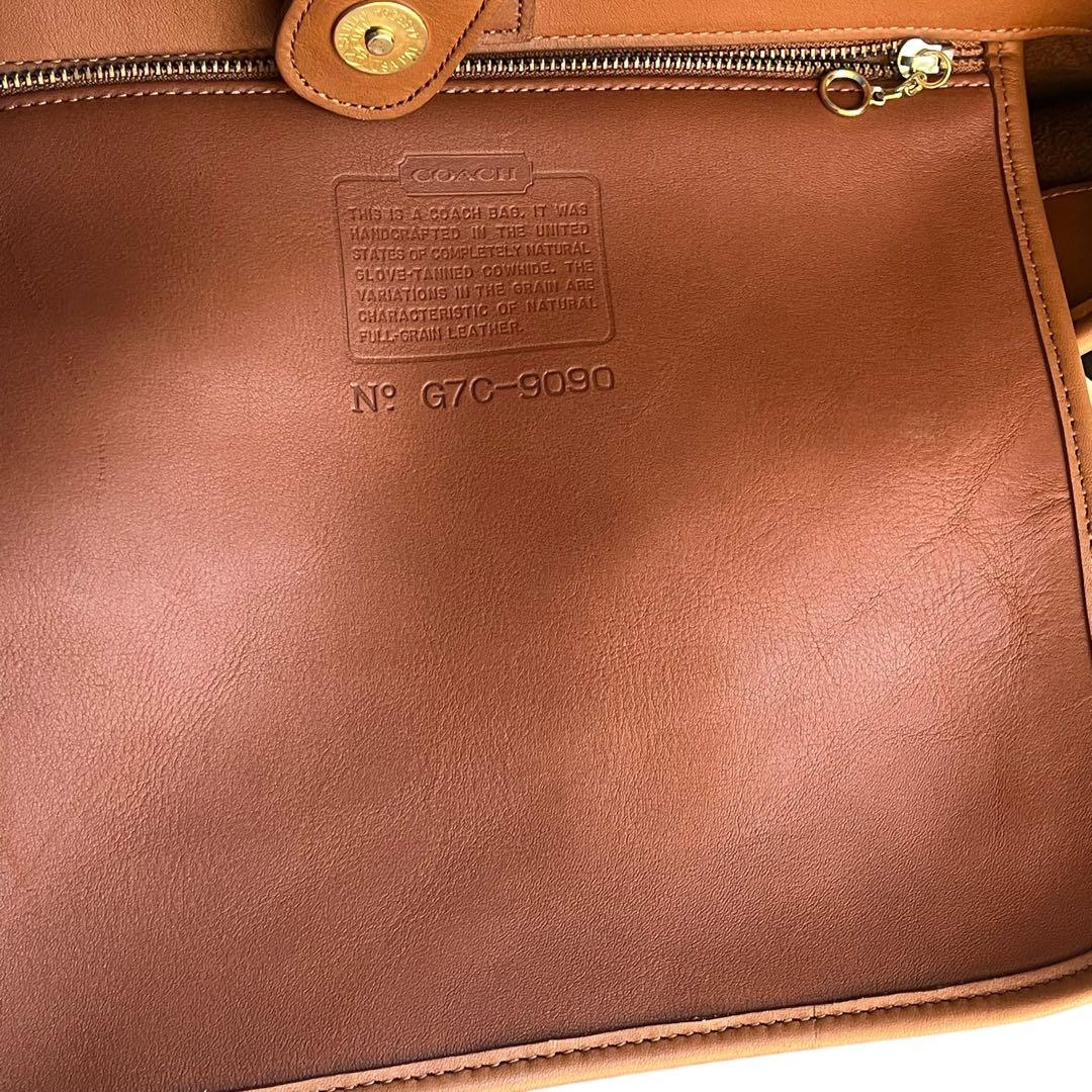 【美品】OLD COACH オールドコーチ レザートートバッグ USA 本革