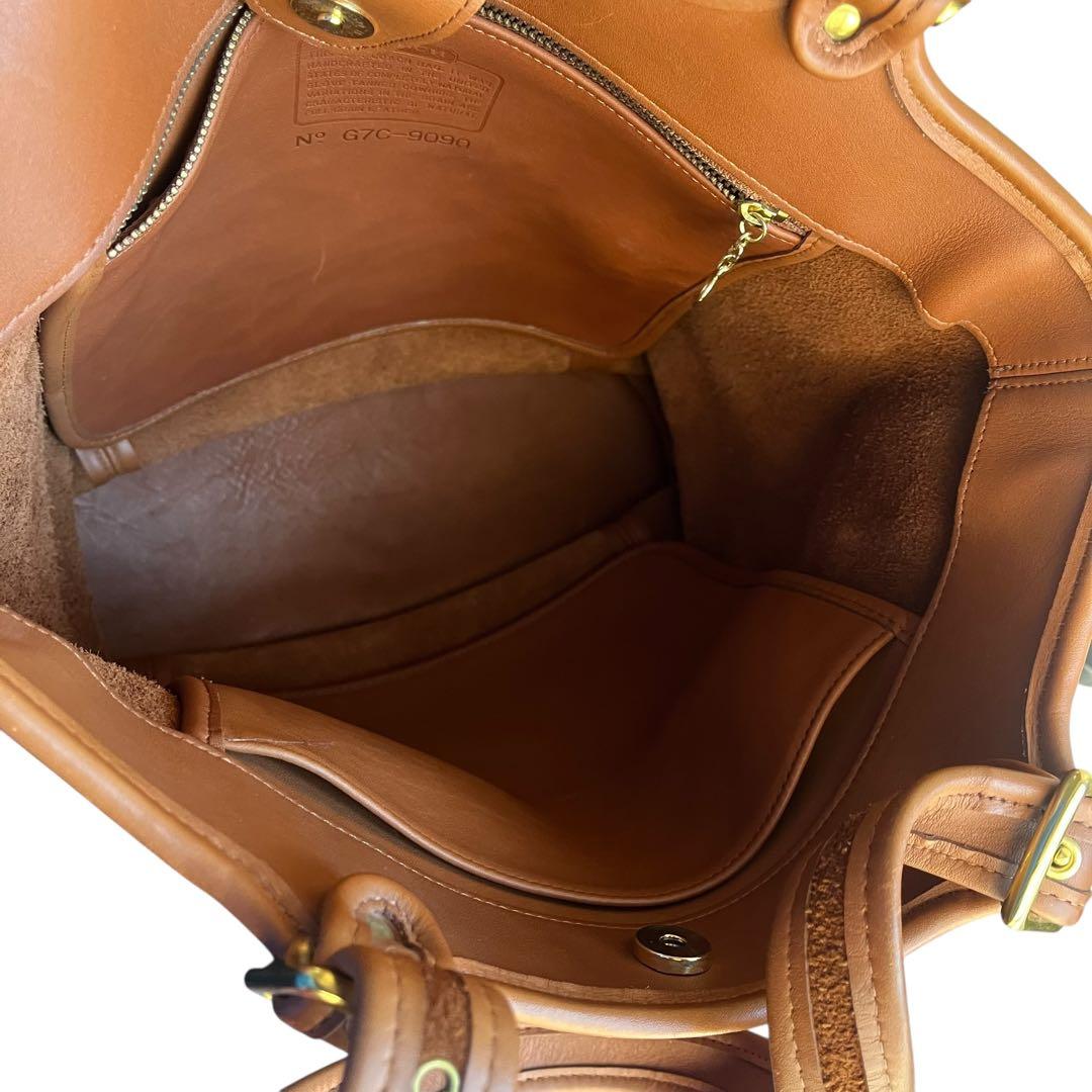 【美品】OLD COACH オールドコーチ レザートートバッグ USA 本革