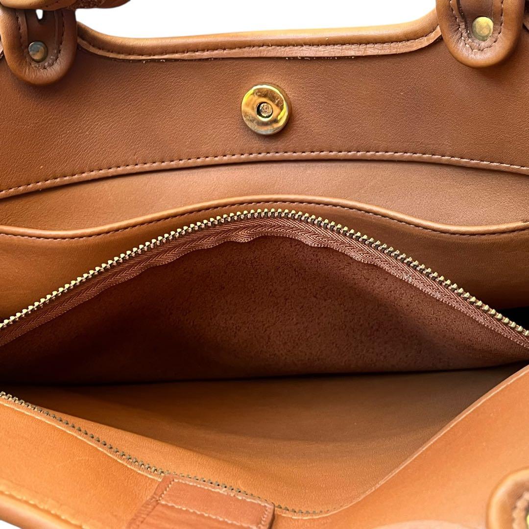 【美品】OLD COACH オールドコーチ レザートートバッグ USA 本革