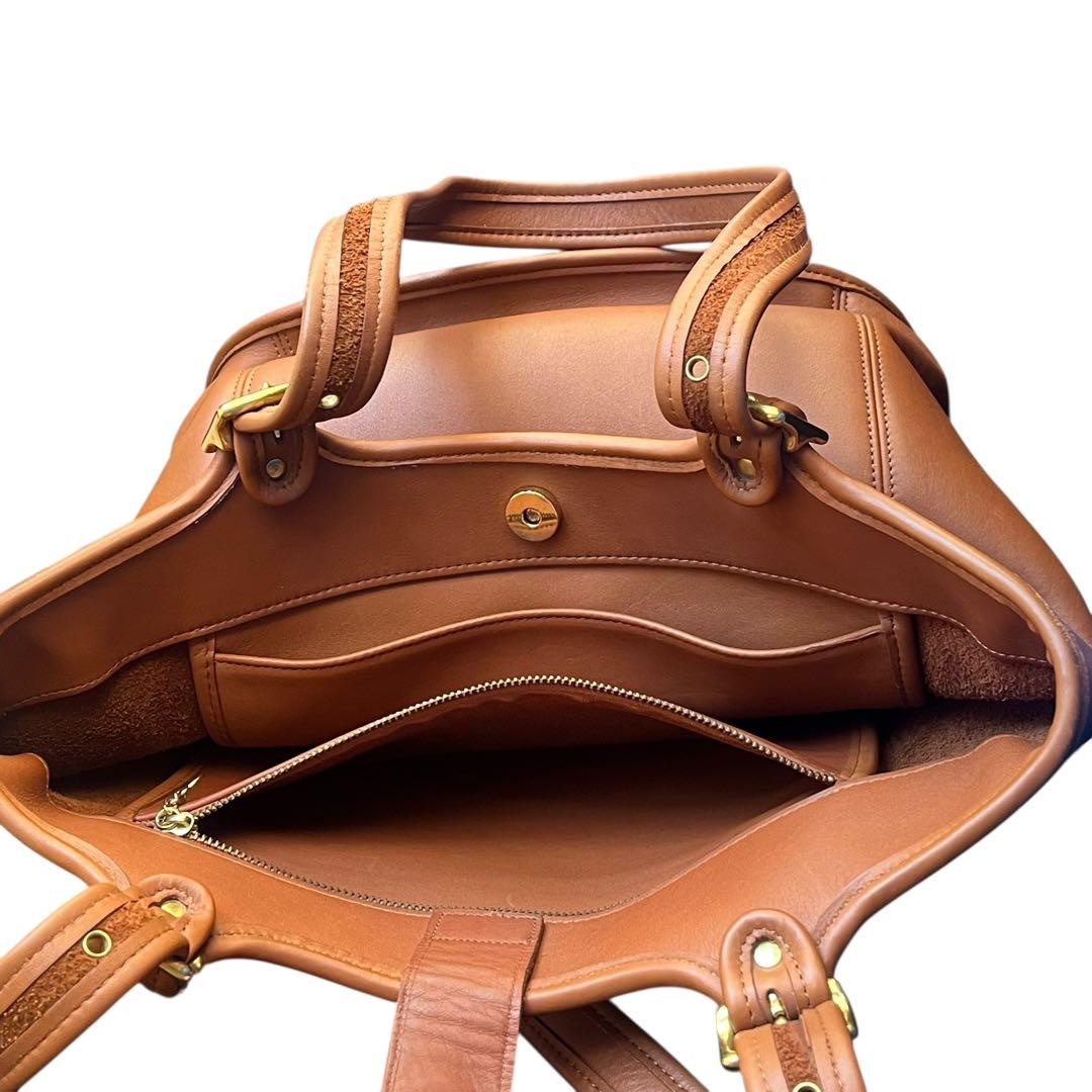 【美品】OLD COACH オールドコーチ レザートートバッグ USA 本革