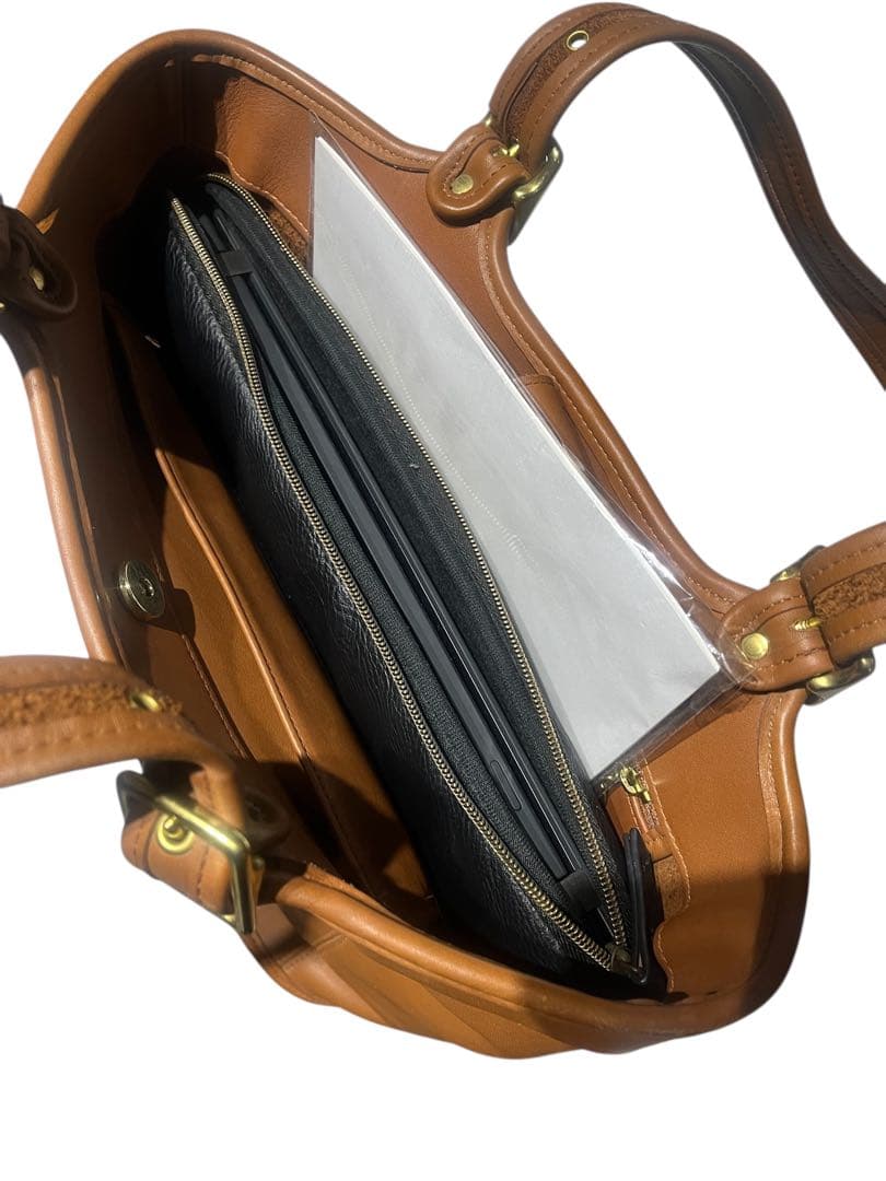 【美品】OLD COACH オールドコーチ レザートートバッグ USA 本革