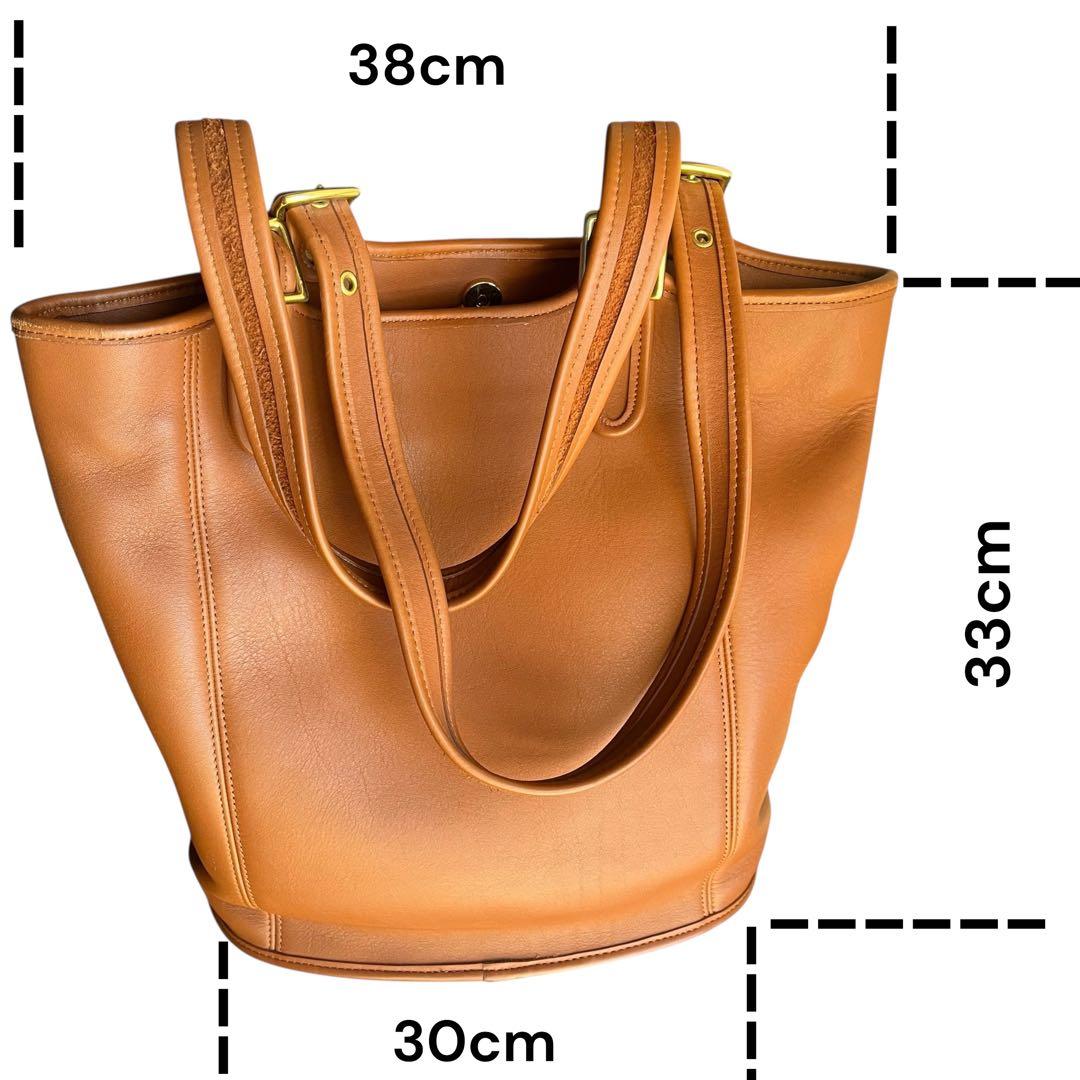 【美品】OLD COACH オールドコーチ レザートートバッグ USA 本革