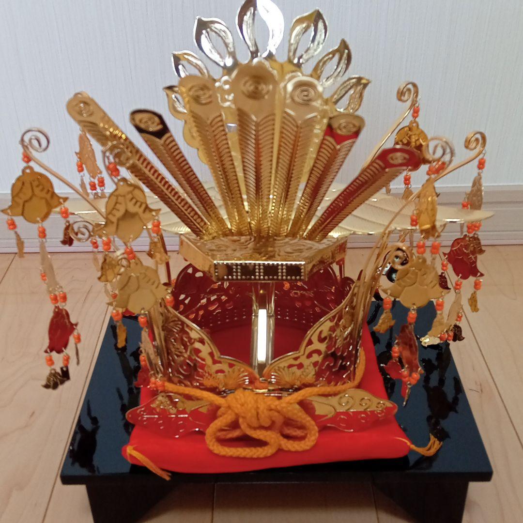 雛飾り　宝冠　コスプレ　小道具　日本舞踊　神楽　歌舞伎