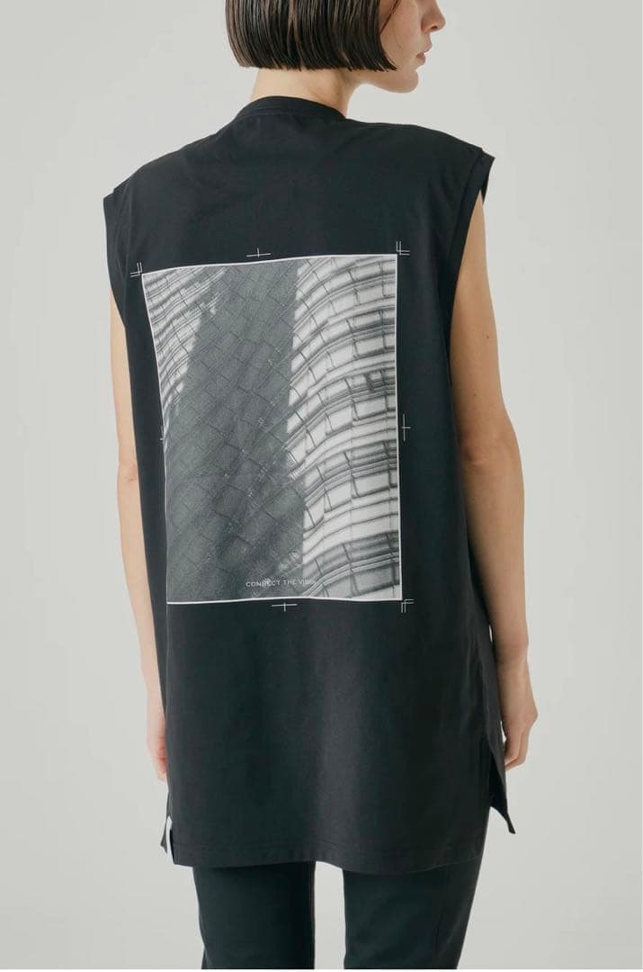 三津家着 &MOSS アンドモス ノースリーブ Tシャツ ユニセックス 2