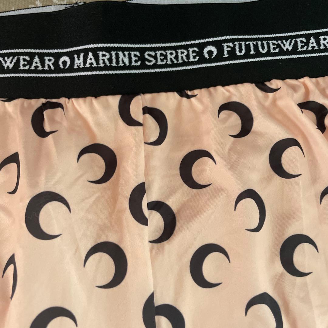 MARINESERRE ムーントップス&レギンスセットピンクベージュ Mサイズ